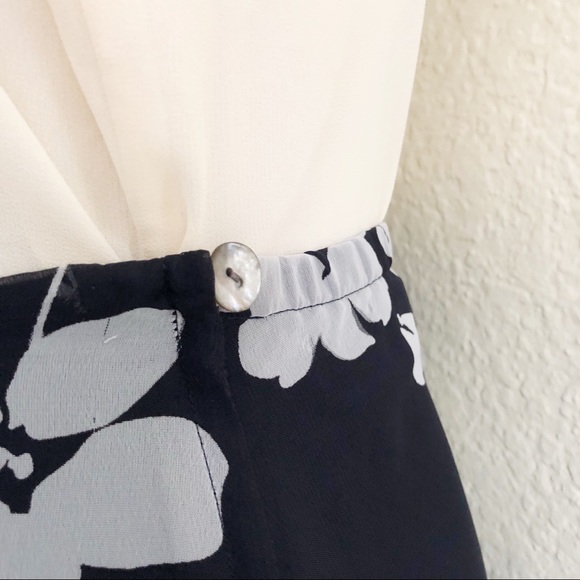 Blue Floral Skirt - Picture 3 of 3